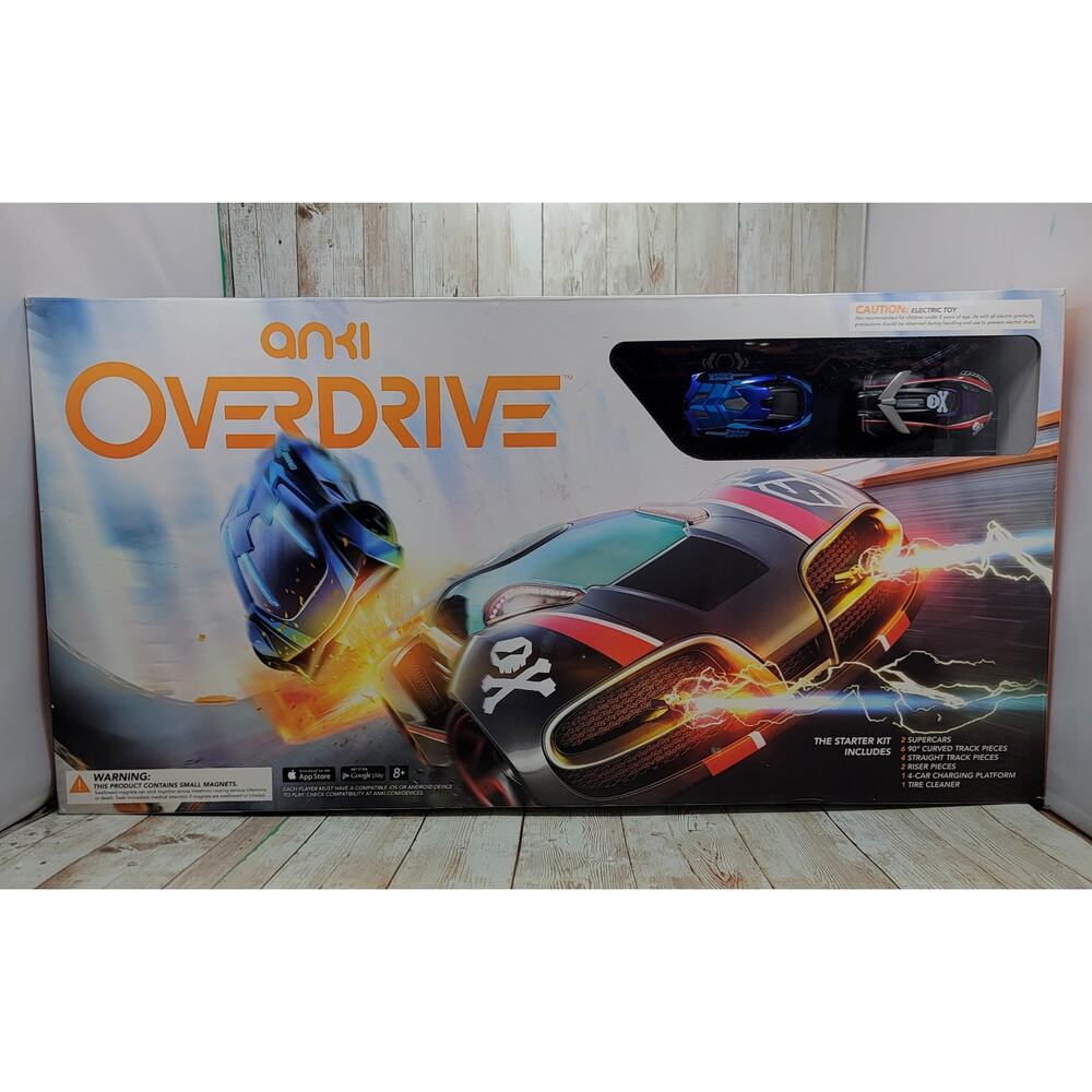 Anki Overdrive Robotic Battle Racing Kit 3 Cars Track Complete Set